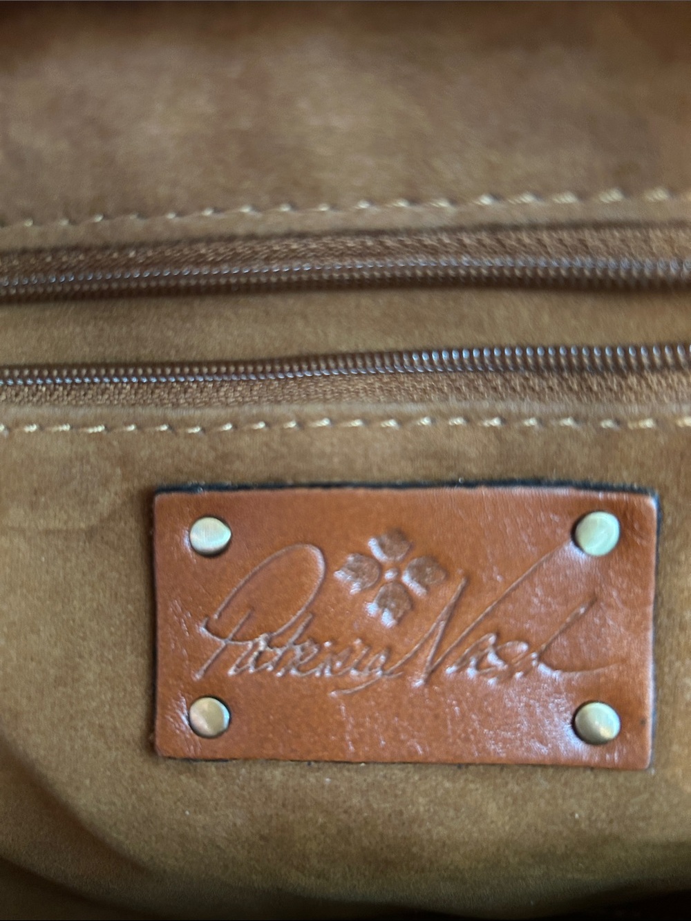 Patricia Nash Distressed Metallic Backpack - Picture 5 of 6